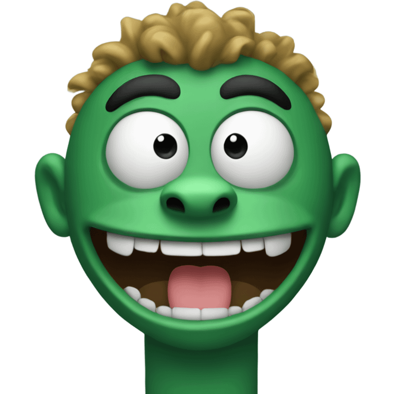 Wally the green monster emoji