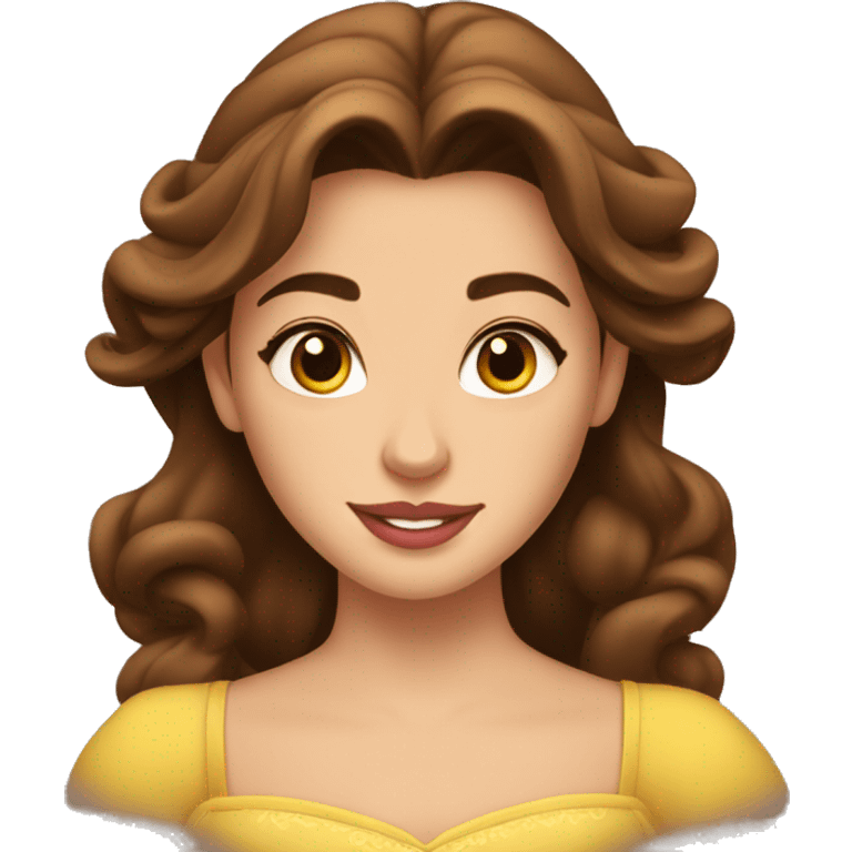 belle from beauty and the beast  emoji