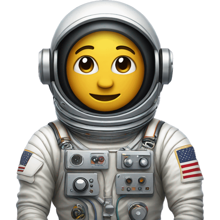 Astronaut with turntables emoji