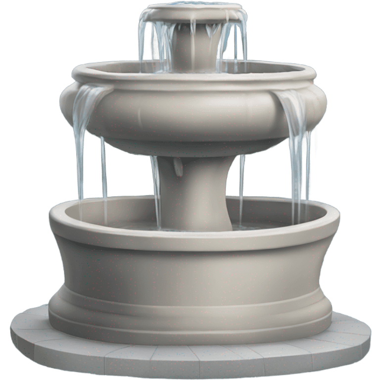 the water fountain in theme song of friends emoji