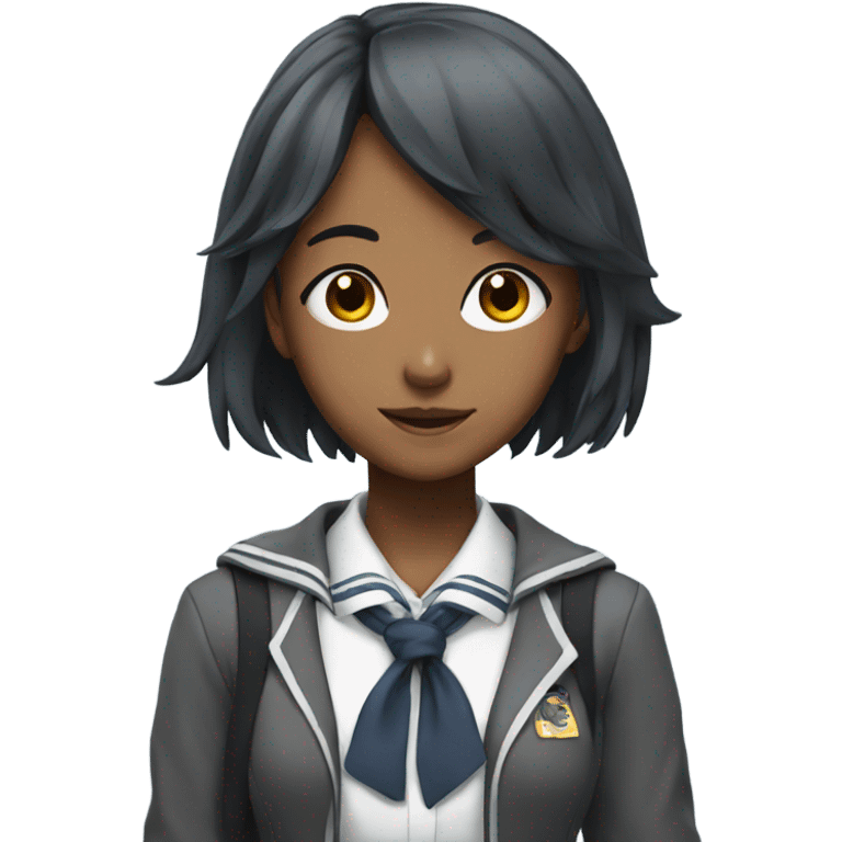 Anime school girl  emoji