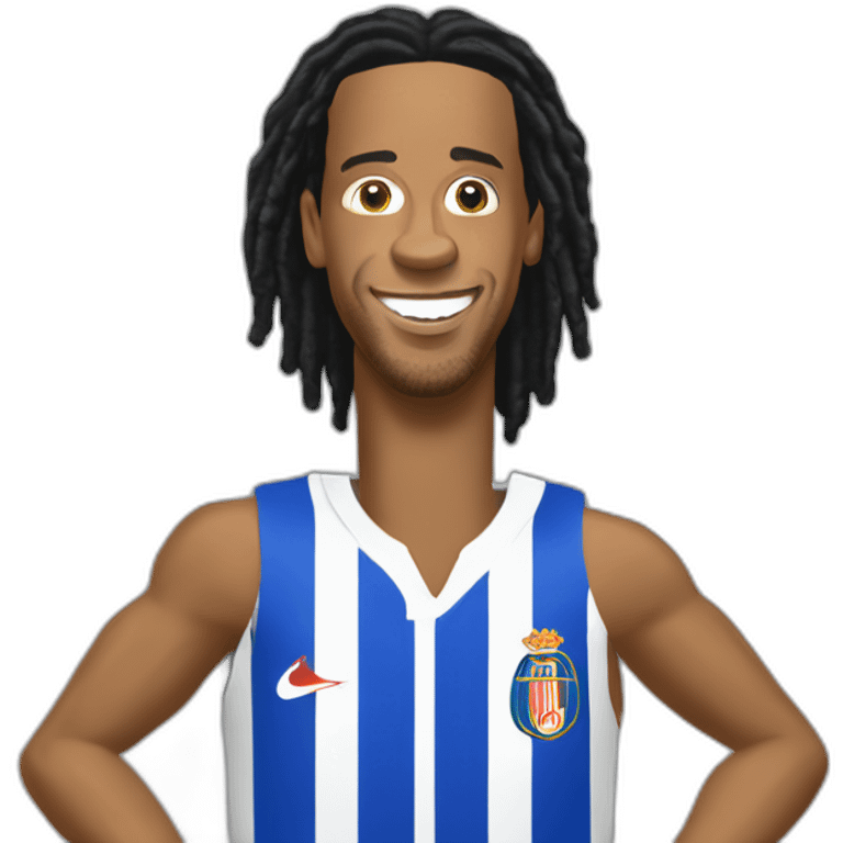 Ronaldinho pointe du doigts emoji