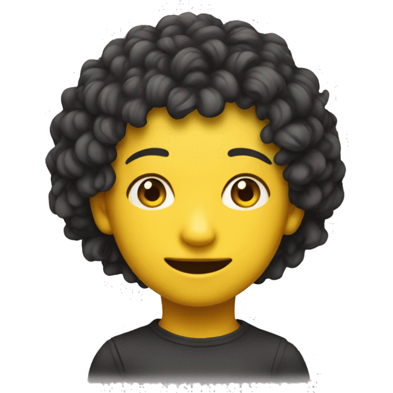 design an artist character like yellow eoji emoji