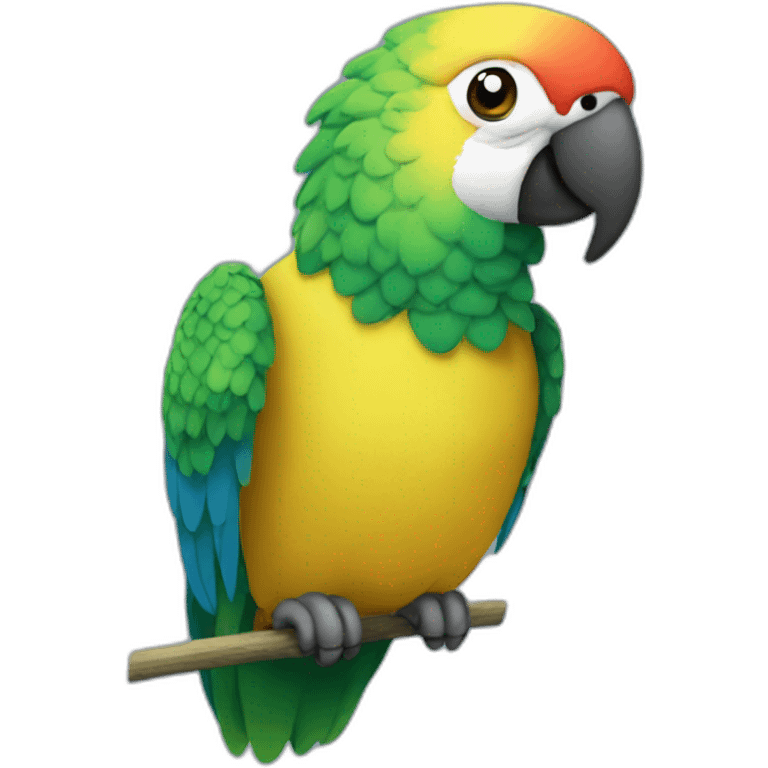 野球をするparty parrot emoji