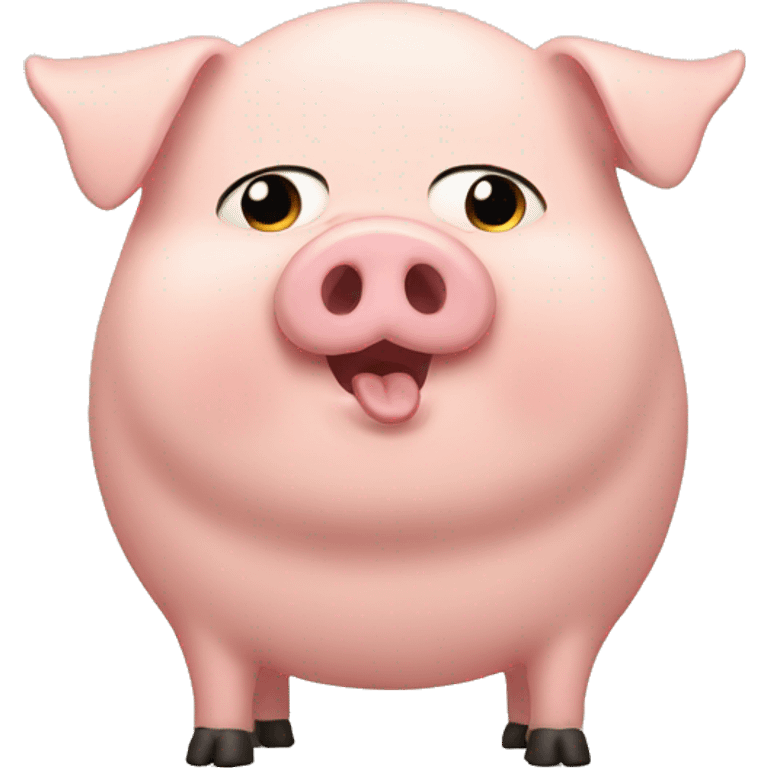 fat pig emoji