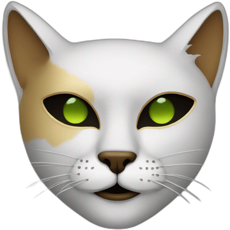 the mask with a cat emoji