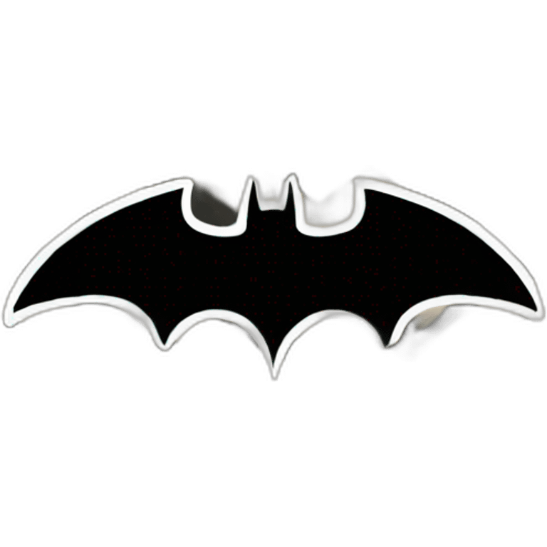 Batman logo emoji