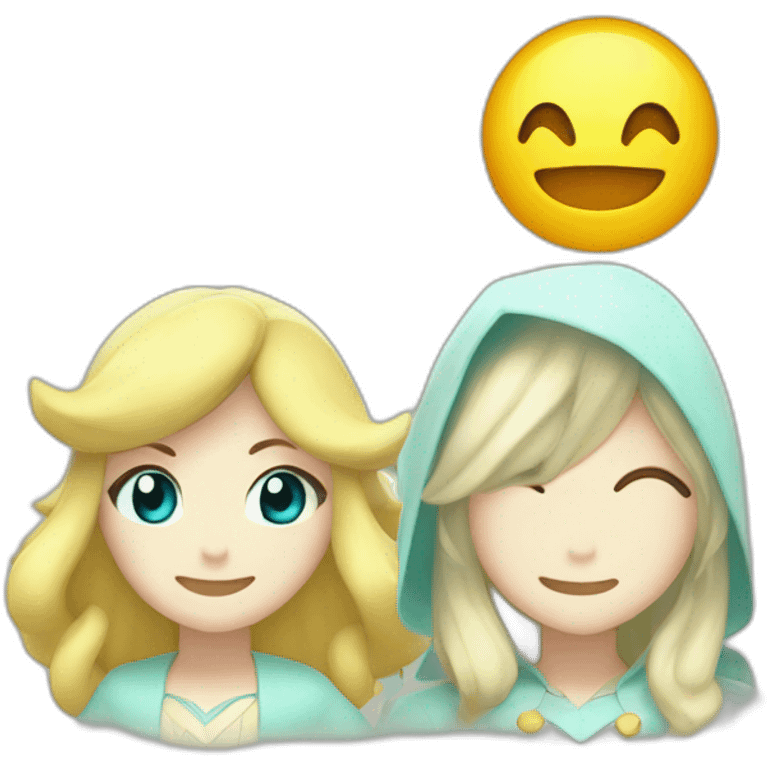 Rosalina and luma emoji