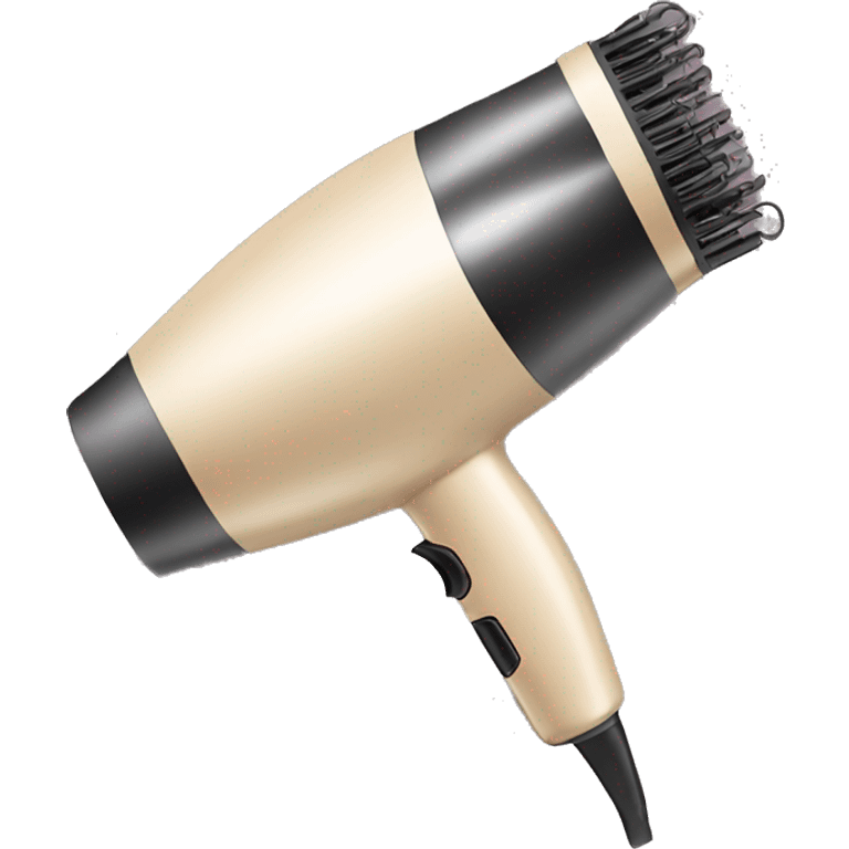 beige blow dryer for hair emoji