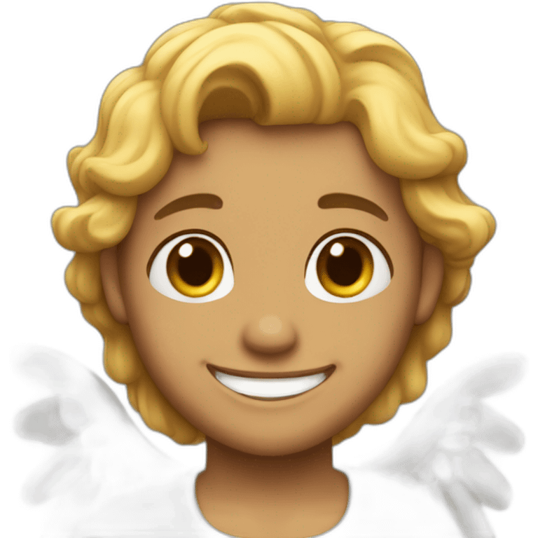 biblically accurate angel smile emoji