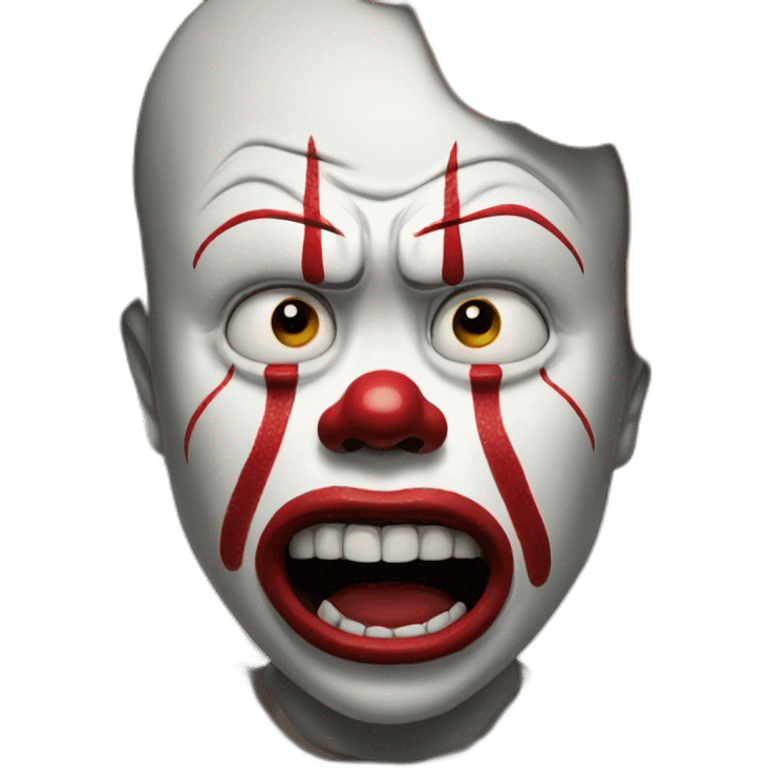 pennywise crying emoji