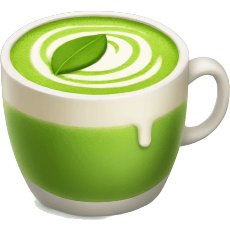 Matcha latte emoji