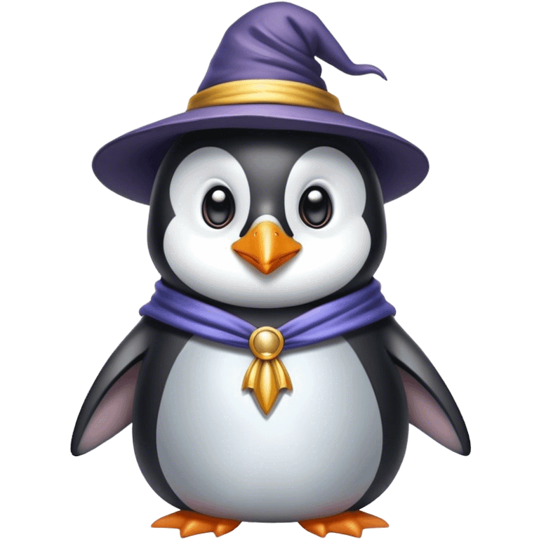 Penguin Wizard emoji