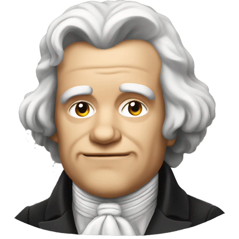 Emoji icon of beethoven emoji