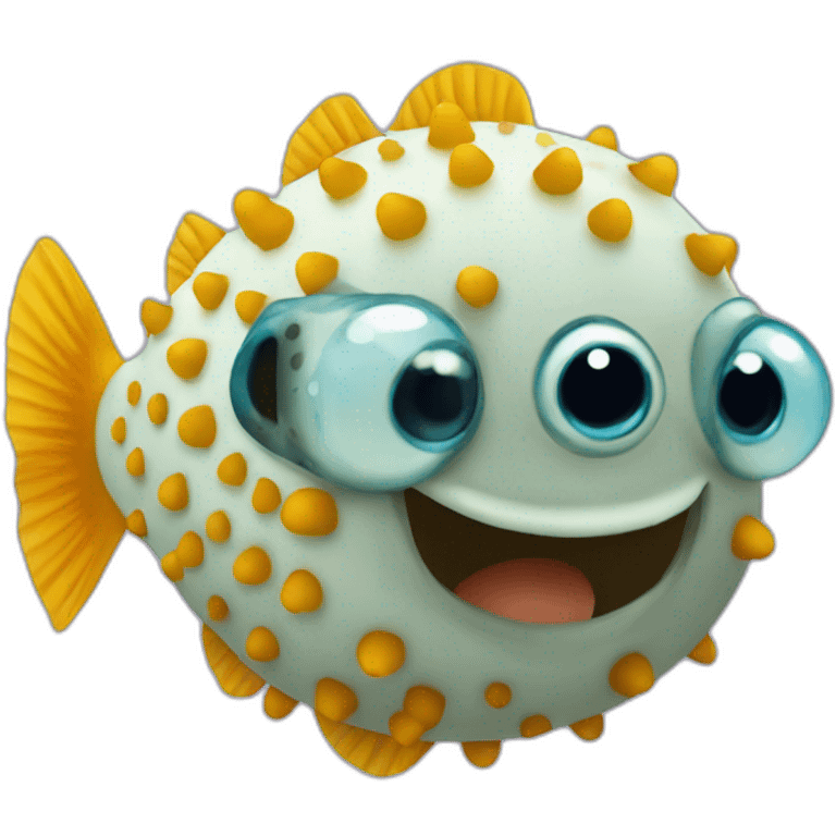 Pufferfish emoji