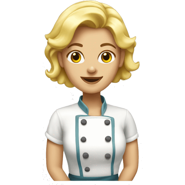 blonde cook emoji