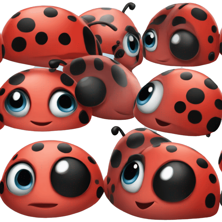 Ladybug from miraculous  emoji