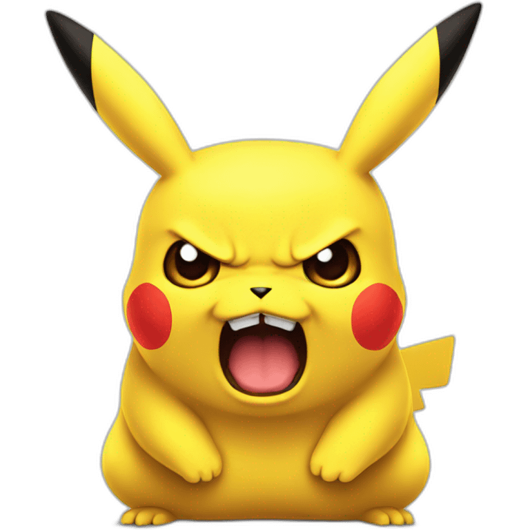 pikachu-angry emoji