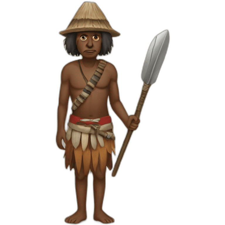 War aborigine emoji