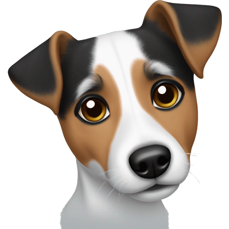 jack russell with black eyebrows emoji