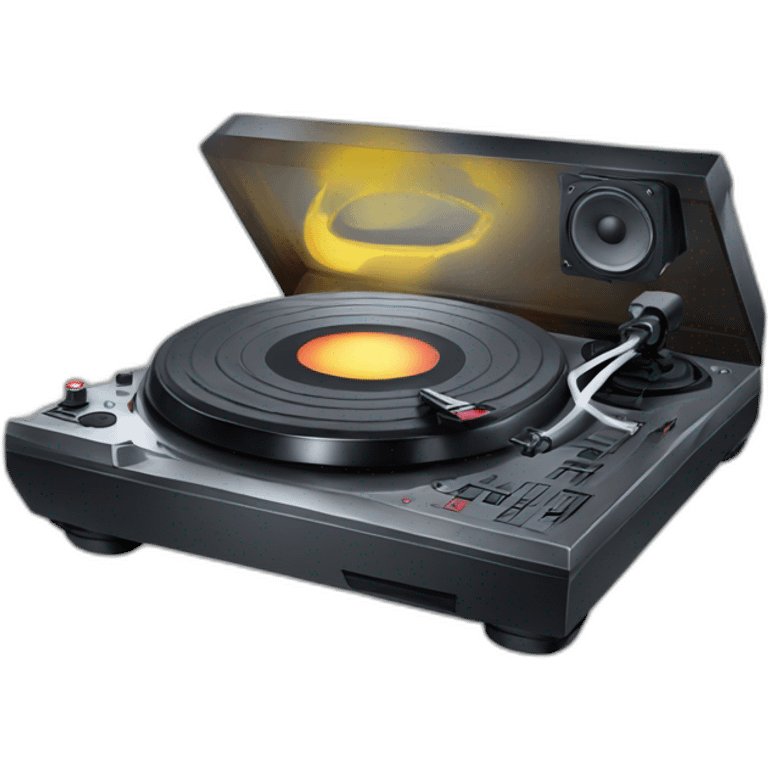 dj turntable emoji