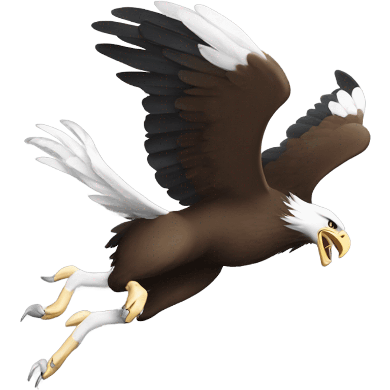 Eagle hunting ram emoji