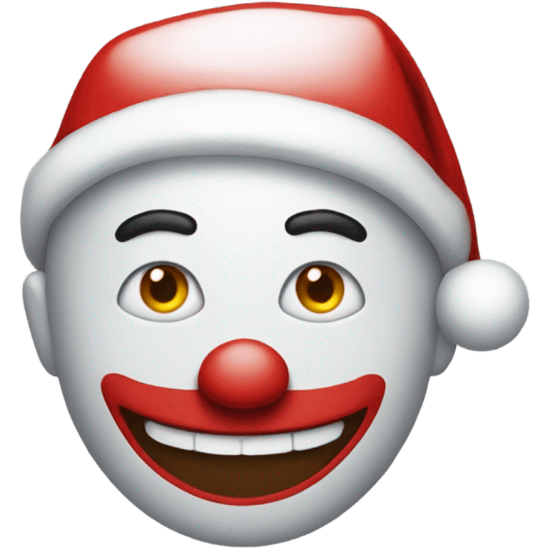 Santa Hand Joker Face emoji