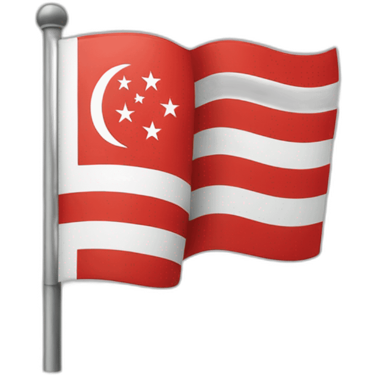 flag of Singapore emoji