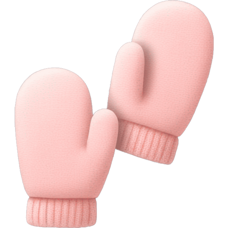 light pink mittens emoji