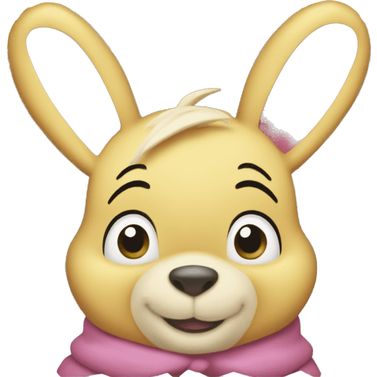 winnie the pooh easter bunny emoji