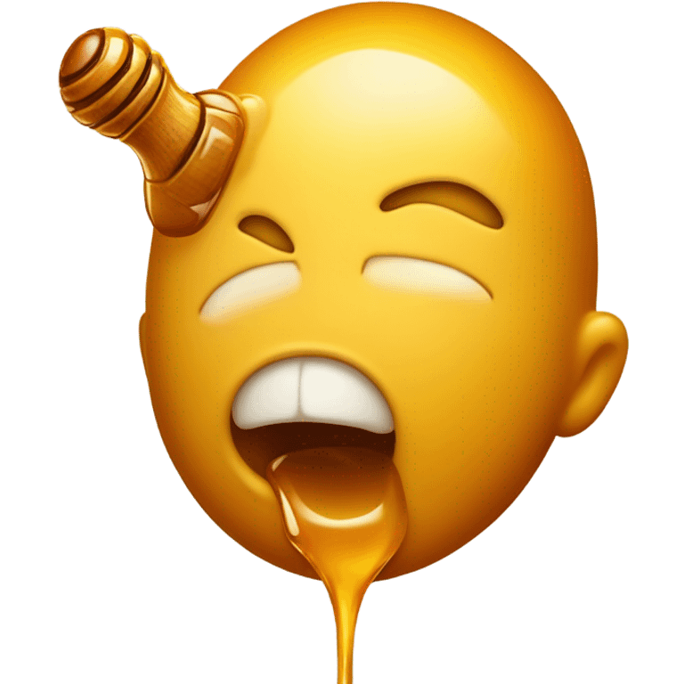 Honey tongue emoji