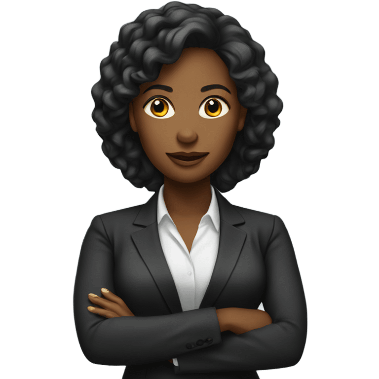 Black business women  emoji