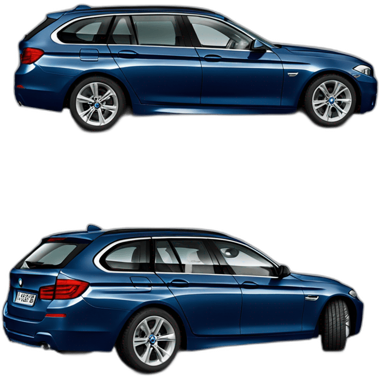 2012 bmw 525td touring back in dark metallic blue emoji