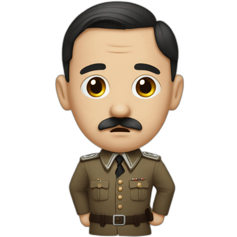 Hitler lève sa main emoji