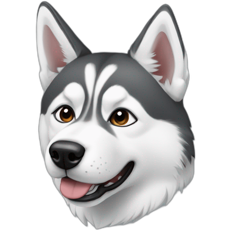 siberian husky emoji