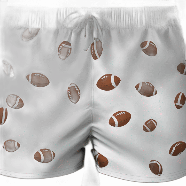 Gazza football swimming trunks emoji