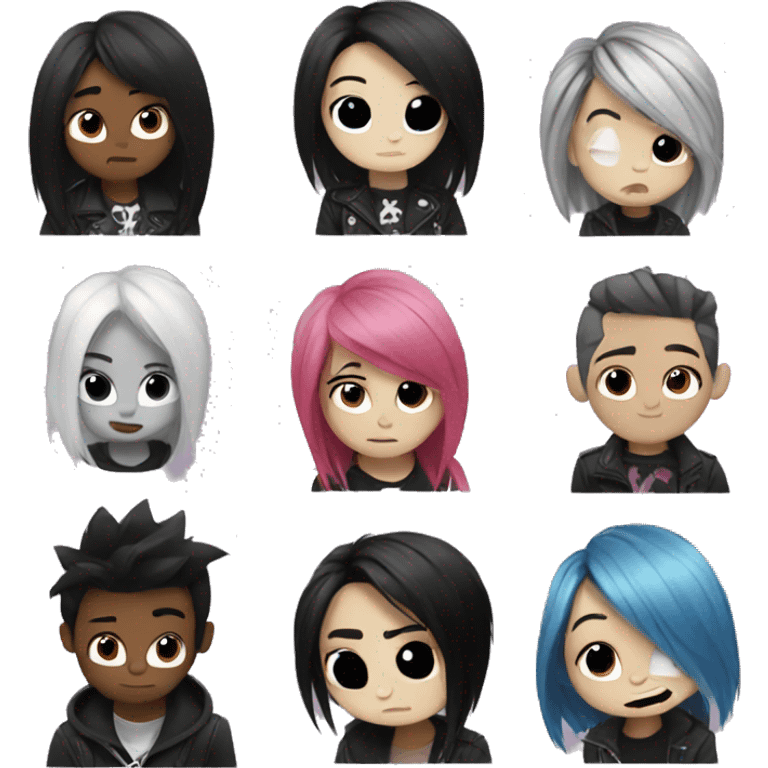 emo disney emoji