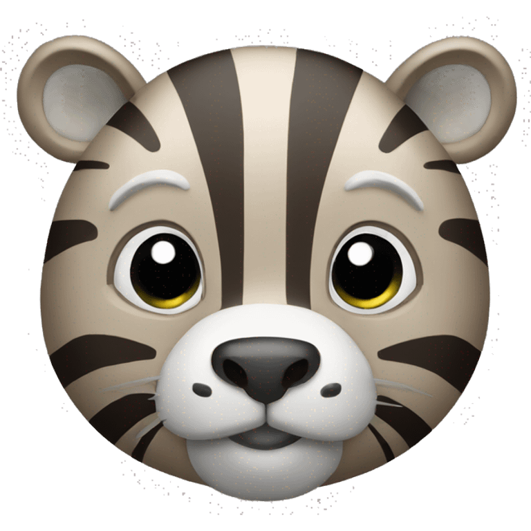 zebra as beaver coding emoji