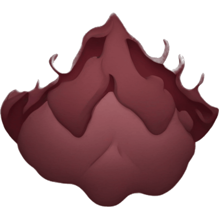 Dark red hearth emoji