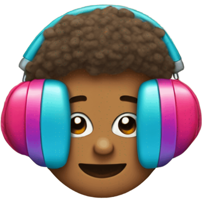 A butt with earmuffs on  emoji