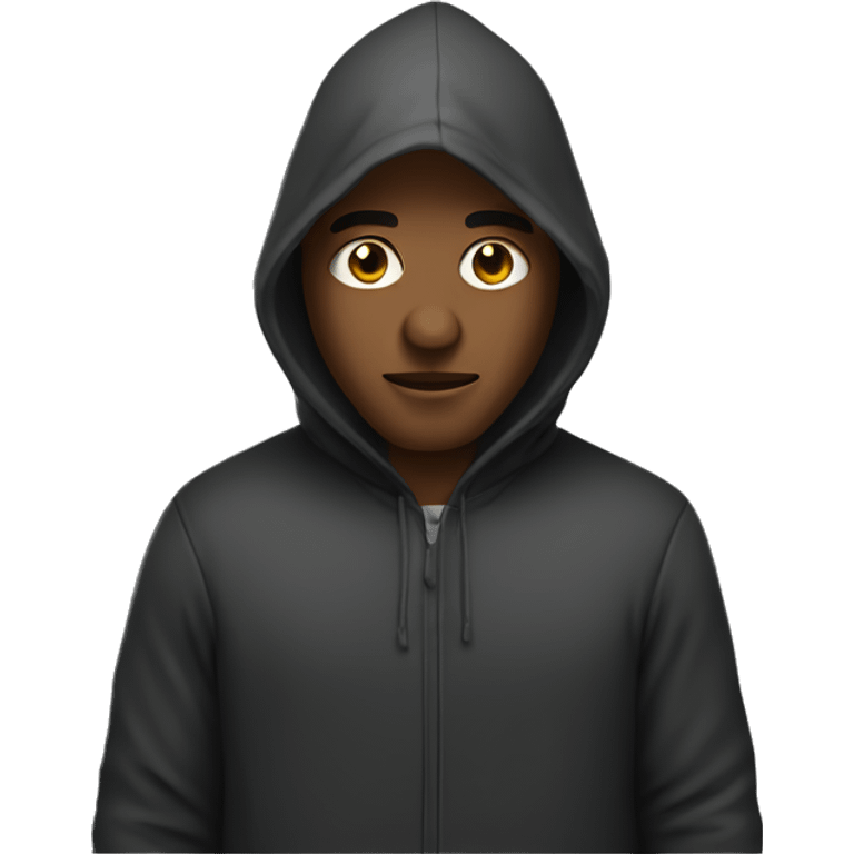 Man with hood emoji