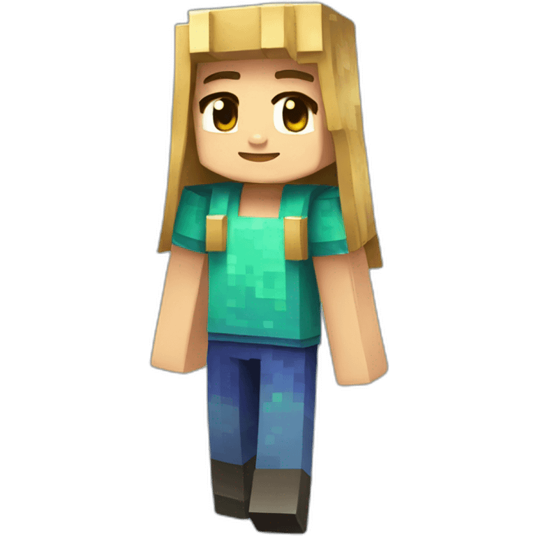 Minecraft girl emoji