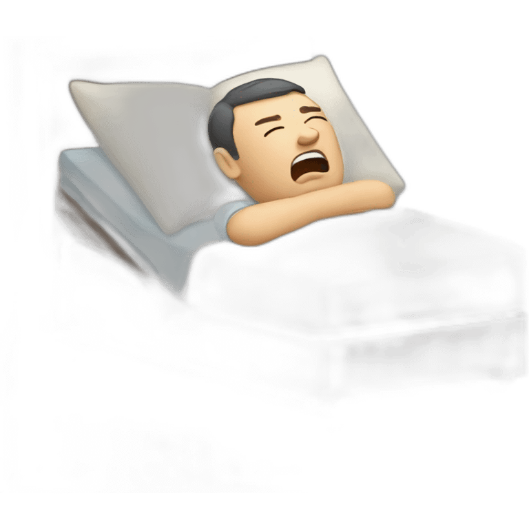 Snoring Man emoji