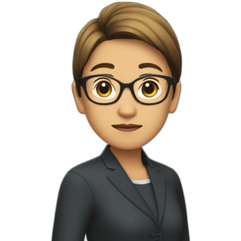 Maria Ressa with slightly longer hair emoji