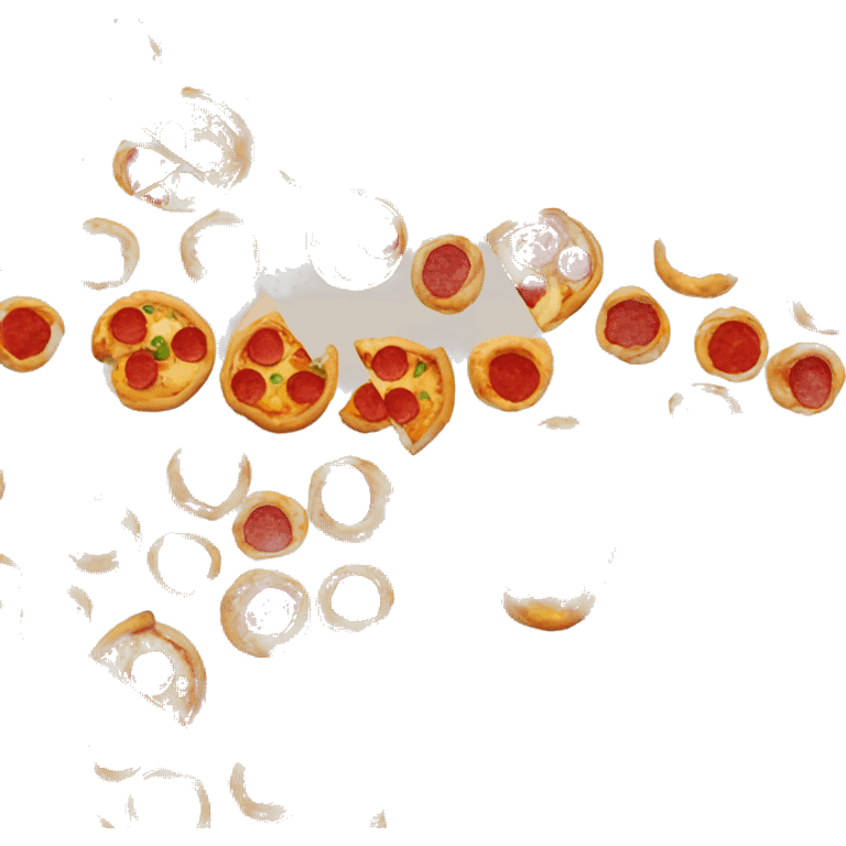 a yummy pizza emoji