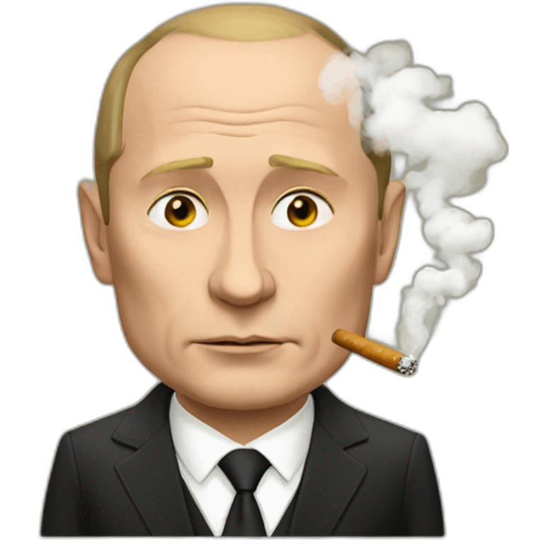 Putin smoking emoji