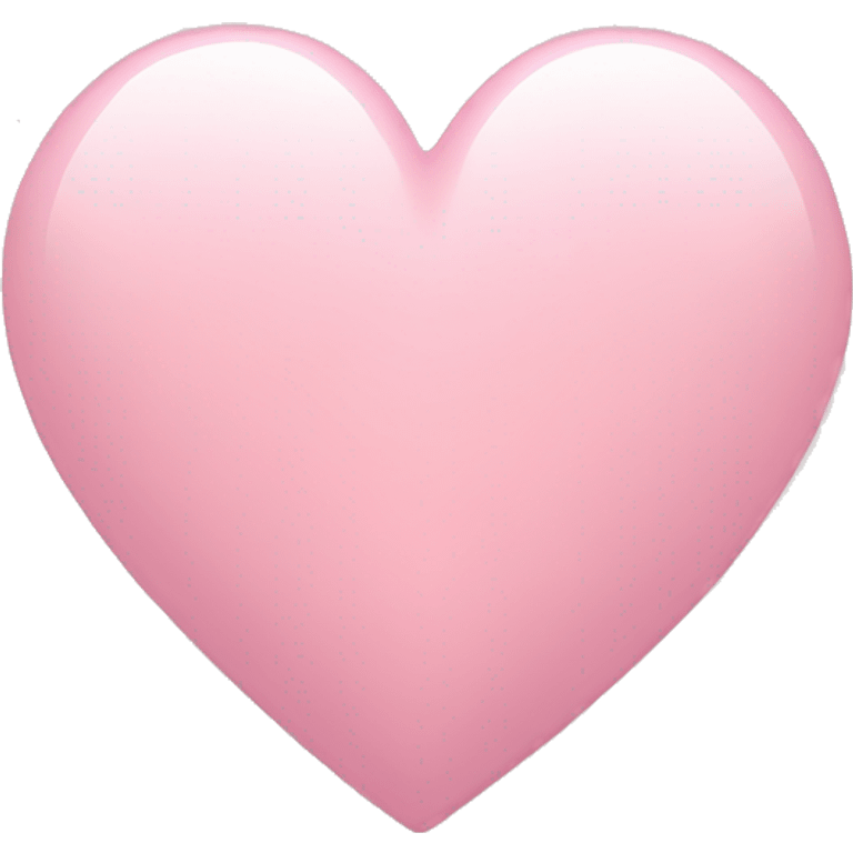 Light pink heart emoji