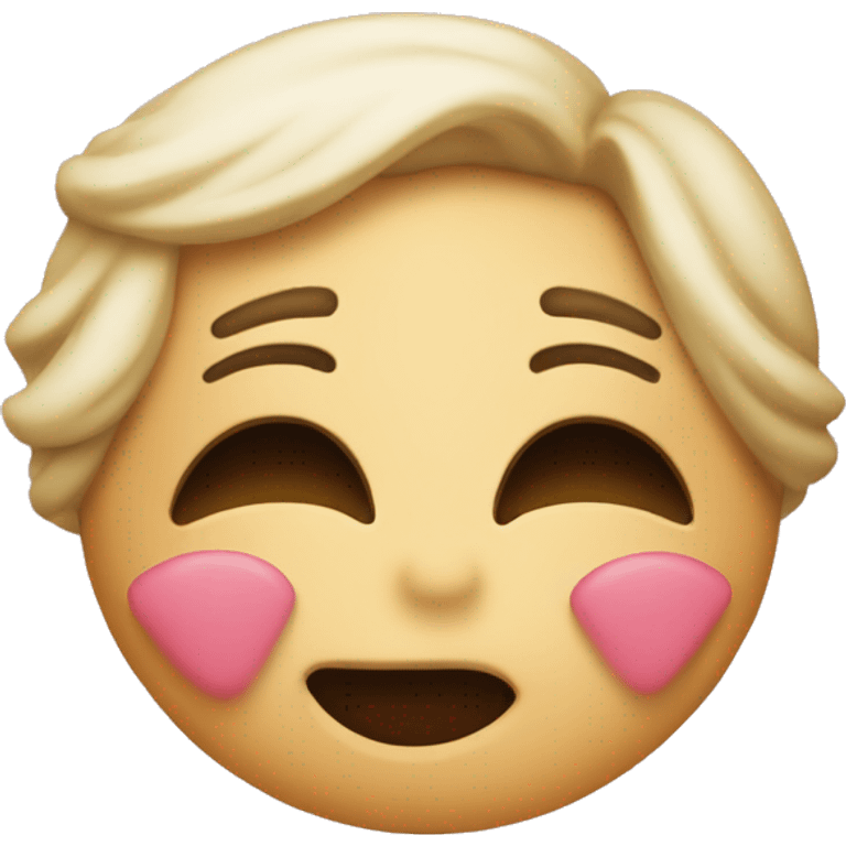 the kiss emoji winking emoji