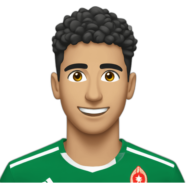 ACHRAF hakimi MAROC emoji