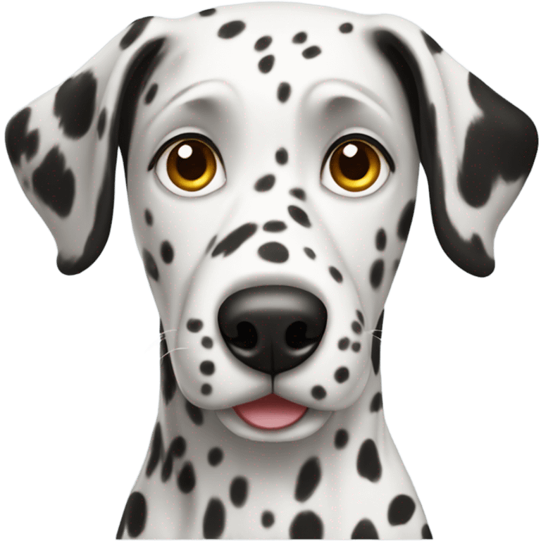 Dalmatian dog emoji